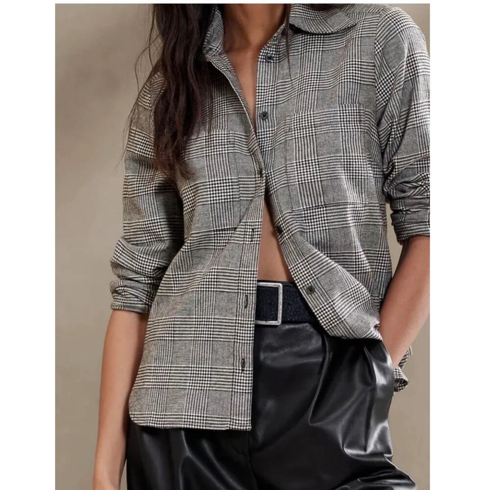 Banana Republic Alys Slim Flannel Size L